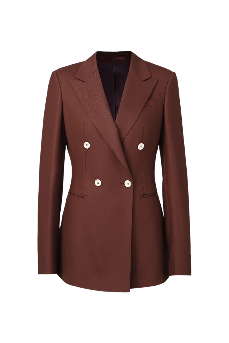 Double Breasted Burgundy Suit